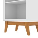 Ver imagem 6 de Estante Livreiro 4 Prateleiras com Pés em Mdf Versales - Branco