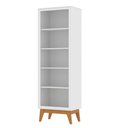 Ver imagem 5 de Estante Livreiro 4 Prateleiras com Pés em Mdf Versales - Branco