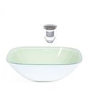 Ver imagem 1 de Cuba de Vidro Quadrada 35cm + Valvula Click