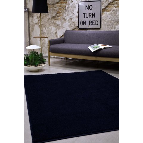 Tapete Classic P/ Sala/quarto 200x250 Oásis - Azul Marinho