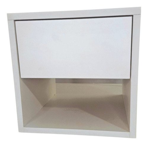 Nicho Suspenso 100% Mdf 30x30x30cm para Cabeceira de Cama - Branco - 6