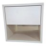 Nicho Suspenso 100% Mdf 30x30x30cm para Cabeceira de Cama - Branco - 6