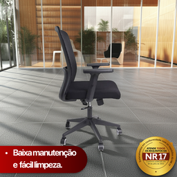 Cadeira de Escritório Diretor Pulse - Preta - 3