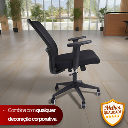 Cadeira de Escritório Diretor Pulse - Preta - 4