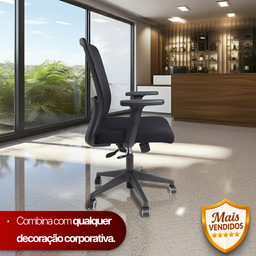 Cadeira de Escritório Diretor Pulse - Preta - 6
