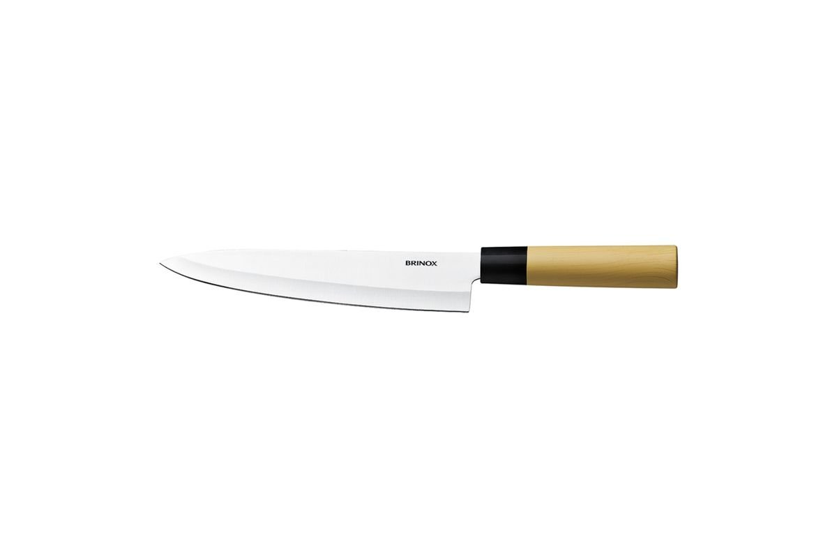 Faca do Chef Brinox Samurai 8 1/4'' 33 Cm Aço Inox - 1