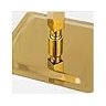 Chuveiro Dourado Inox Ducha 20 X 20 com Acabamento e Braço - 6