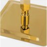 Chuveiro Dourado Inox Ducha 20 X 20 com Acabamento e Braço - 5