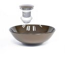 Ver imagem 1 de Cuba de Vidro Redonda 42cm + Válvula Click