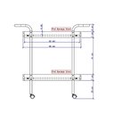 Ver imagem 3 de Carrinho para Café Chá Industrial Metal Madeira