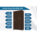 Ver imagem 3 de Guarda Roupa Solteiro 4 Portas e 2 Gavetas Astro Amêndola Touch - Demóbile