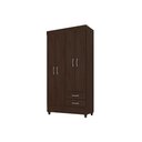 Ver mais imagens de Guarda Roupa Solteiro 4 Portas e 2 Gavetas Astro Amêndola Touch - Demóbile