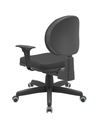 Ver imagem 2 de Cadeira Executiva Back System Operativa c/ Braços Reguláveis Revestimento Tecido com Costura Plaxmet