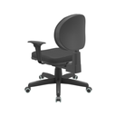 Ver imagem 2 de Cadeira Executiva Back System Operativa c/ Braços Reguláveis Revestimento Tecido com Costura Plaxmet