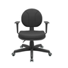 Cadeira Executiva Back System Operativa c/ Braços Reguláveis Revestimento Tecido com Costura Plaxmet - 1