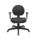 Ver imagem 1 de Cadeira Executiva Back System Operativa c/ Braços Reguláveis Revestimento Tecido com Costura Plaxmet
