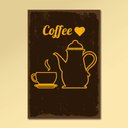 Ver imagem 4 de Placa Decorativa - Amor e Mais Café Arte Destaque 30 X 40 Cm