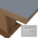 Ver imagem 7 de Conjunto Sala de Jantar Tampo de Madeira 6 Cadeiras Rustic/Cinza/Silver Grasse Madesa