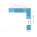Ver imagem 5 de Armário de Cozinha Completa Modulada 11 Peças sem Tampo de 120 Mel Luciane Móveis