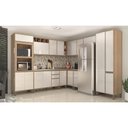 Ver imagem 1 de Armário de Cozinha Completa Modulada 11 Peças sem Tampo de 120 Mel Luciane Móveis