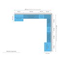 Ver imagem 4 de Armário de Cozinha Completa Modulada 11 Peças sem Tampo de 120 Mel Luciane Móveis