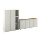 Ver mais imagens de Conjunto de Escritório 2 Peças Armário Livreiro e Balcão Oslo