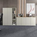 Ver imagem 1 de Conjunto de Escritório 2 Peças Armário Livreiro e Balcão Oslo