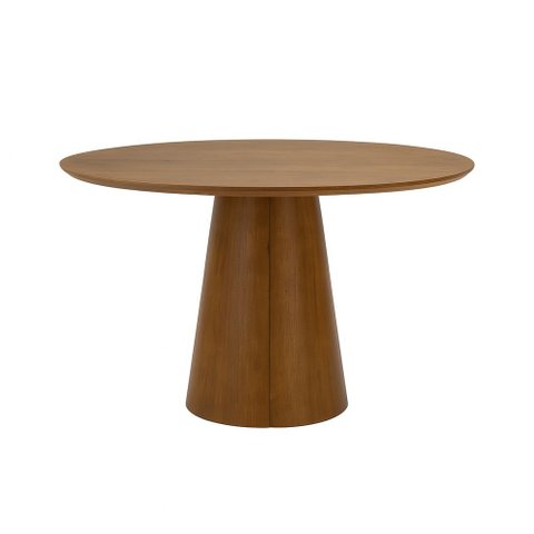 Mesa de Jantar Cone Laminado em Jequitiba 110 cm Sheldon
