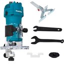 Ver imagem 1 de Tupia Manual Dupla Isolação 1/4' 6mm 530 Watts 30.000 Rpm - 3709 - Makita Tupia de 6mm 530 Watts 110
