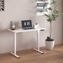 Ver imagem 1 de Mesa Escritório com Regulagem de Altura Elétrica Flexispot 120cm Industrial Branco