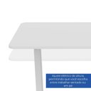 Ver imagem 5 de Mesa Escritório com Regulagem de Altura Elétrica Flexispot 120cm Industrial Branco