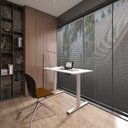 Ver mais imagens de Mesa Escritório Industrial com Regulagem de Altura Elétrica 120x60cm Flexispot