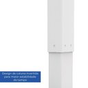 Ver imagem 6 de Mesa Escritório com Regulagem de Altura Elétrica Flexispot 120cm Industrial Branco