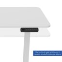 Ver imagem 7 de Mesa Escritório com Regulagem de Altura Elétrica Flexispot 120cm Industrial Branco