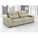 Ver imagem 1 de Sofá Aquarius - Retrátil / Reclinável 280 Cm Linho