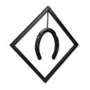 Ver imagem 3 de Quadro Decorativo Parede Losango Ferradura Country Rustico