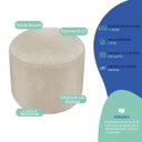 Ver imagem 4 de Puff Orgânico Decorativo Conforto Luxo Moá Bouclé