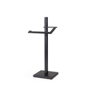 Ver imagem 1 de Toalheiro Vertical de Bancada Porta Toalha 33cm de Altura Aço Inox Black Matte Stainless