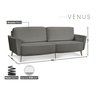 Sofá Vênus 180 Cm Linho - 3