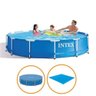 Piscina 6.503 Litros Estrutural Armação Com Capa e Forro intex - 1