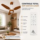 Ver imagem 3 de Ventilador de Teto Venti-Delta Ventus LED Inverter 55W 3 Pás Dupla Face Controle Remoto 6000k Bivolt