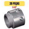 Kit 20 Conector Unidut Aluminio Conico com Rosca 1 1/2 Tramontina - 3