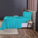 Ver imagem 4 de Kit Lençol de Cama Queen Completo 400 Fios Percal 4 Peças Ponto Palito Anti-pilling com Toque 100% M