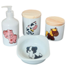 Kit Higiene Bebê Fazendinha 4 Peças - Porcelana e Pinus - 1