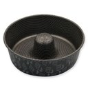 Ver imagem 1 de Forma de Bolo Cinza 22cm Alumínio Antiaderente Furo no Meio