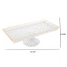Travessa P/ Servir Cristal Pe e Fio Ouro Deli Diamond - Lyor - 6