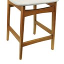 Ver imagem 7 de Banqueta Organik Encosto Anatômico com Telinha Rattan Natural - Amêndoa - Linho Bege Mescla Imp.