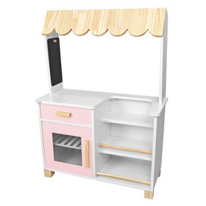 Mercadinho Infantil Rosa Bebê - Loja de Brinquedo de Madeira
