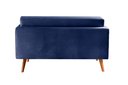 Ver imagem 4 de Sofá Namoradeira 2 Lugares Luma - Suede Azul Marinho