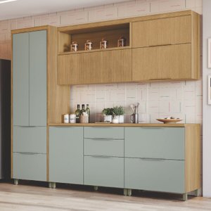 Cozinha 5 Peças 7 Portas 6 Gavetas Marquesa 100% Mdf